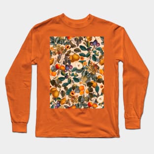 Vintage Fruit Pattern IX Long Sleeve T-Shirt